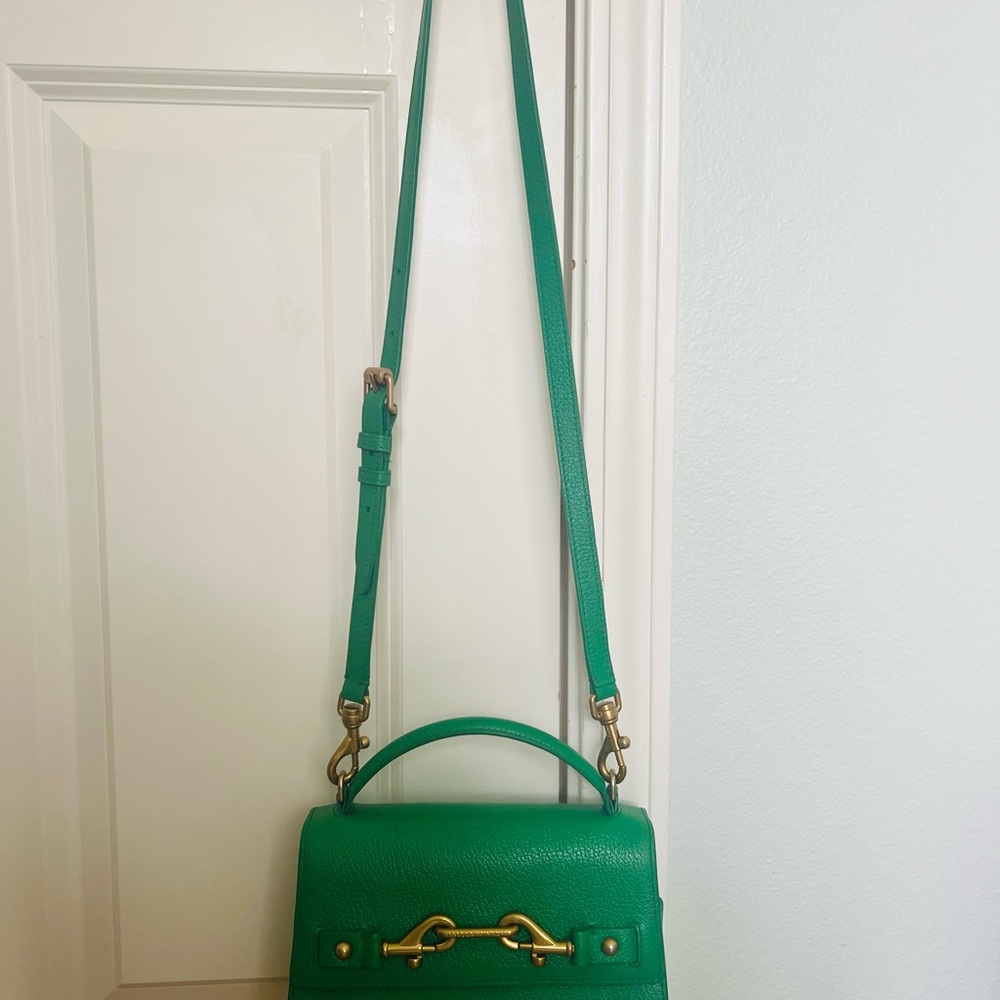 Green Leather Handbag - Picture 2 of 5